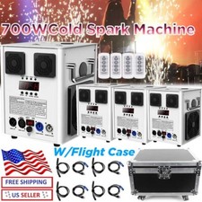 700W Cold Spark Machine Stage Effect DMX Firework DJ Event Party Wedding w/case picture