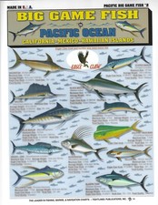 Pacific Ocean Fish Identification #2 - Quick Reference Guide picture