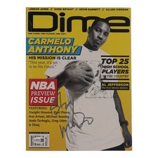 Carmelo Anthony Denver Nuggets SIGNED DIME Magazine JSA COA Autographed KNICKS picture