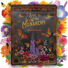 Wildflower Bulk, 100,000 Non-Gmo Heirloom Wildflower Mix, save the Monarchs Wild picture