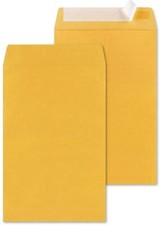 500-9x12 Brown Kraft Self Seal Catalog Envelopes with Peel Mailing 28lb picture