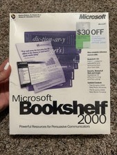 Microsoft Bookshelf 2000 CD-ROM Factory Sealed Windows 95 98 NT Office 2000 picture