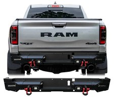 Vijay New Steel Rear Bumper W/D-Rings&LED Lights Fit 2021-2023 Ram 1500 TRX picture