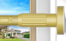AIZESI Tension Curtain Rod 41-126 Inch(4-10Ft),1.26'' Diameter,Long Heavy Duty A picture