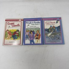 Vintage Super Sleuth 1, 2 & 3 Beagle Jackie Vivelo 1989 First Troll Printing picture