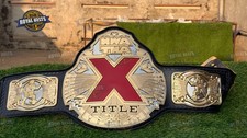 NWA TNA X HD CNC Championship Title Belt  24K Gold Plates picture