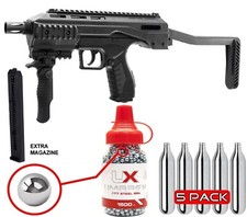 Umarex TAC .177 Cal Air Pistol Carbine + BB Jug, Extra Mag, CO2 Bundle (2244824) picture