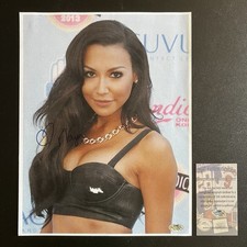 Naya Rivera (RIP) Glee Hand signed 8x10 Coa JSA Autograph Singer Actress Damaged picture