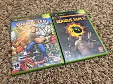 Serious Sam 1 & 2 Microsoft Xbox (Complete w/ Manual, Great Shape) picture