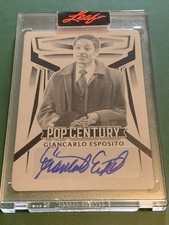 2023 Leaf Pop Century Giancarlo Esposito black printing plate auto 1/1 picture