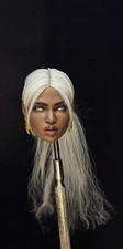 1/6 CUSTOM X-MEN STORM HEAD SCULPT SCULPTED HAIR & ROOTED HAIR picture