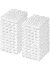 Soft Textiles 100% Cotton Bar Mop 16x19 Inch Cleaning Towels for Kitchen 24 Pack picture