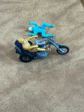 Vintage Hot Wheels Rrrumblers Diecast Motorcycle Torque Chop w/ Tan Rider Extra picture