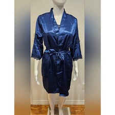 5-piece Blue Satin Pajama Set picture