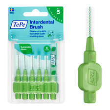 TEPE Interdental Brush Original Cleaners, Brushes Between Teeth, Green 0.8mm picture