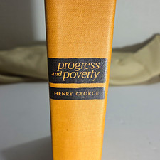 Progress and Poverty by Henry George Hardcover Economics Nonfiction picture