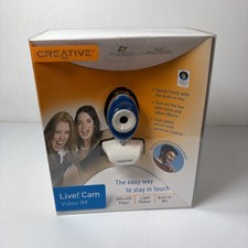 Vintage Creative Live Cam Video IM Webcam w/ Headset VF0350 Windows Vista picture