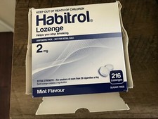 DENTED 2 boxes Habitrol Nicotine Lozenge 2mg Mint Flavor 432 Pieces Sugar Free picture