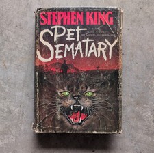 Stephen King Pet Sematary 1983 Book Club Edition HC w/DJ Doubleday Horror picture