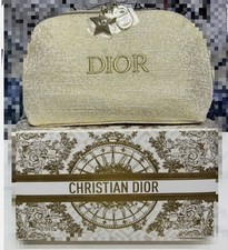 NIB Christian Dior Beauty Gold Vanity Case & Box Holiday Limited (Empty ) picture
