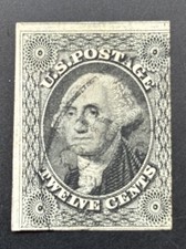 US Stamps - SC# 17 - Used - 3 Margins - SCV = $260.00 picture