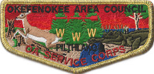 Pilthlako Lodge 229 Okefenokee Area GA Service Corps Flap GMY Bdr (AR5202) picture