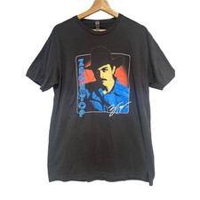 Rare Zach Top Country Music Graphic T-Shirt Mens L Black Short Sleeve Tee picture