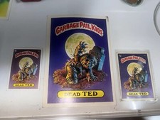 Dead Ted 5a Garbage Pail Kids 1st Series (3 Card Set) ONLY SET ON EBAY  picture