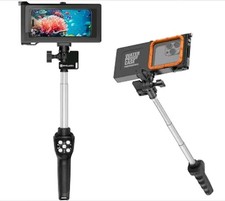 Underwater Selfie Stick + 50FT Waterproof Phone Case + Phone Clip picture