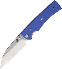 Chaves Knives Sangre 229 Linerlock Blue G10 Folding Elmax Pocket Knife 14522 picture