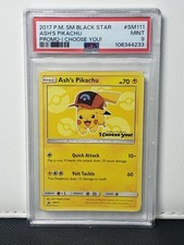 Pokemon Ash’s Pikachu SM111 Black Star Promo Pokemon The Movie I Choose You picture