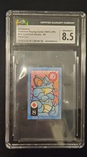 CGC 8.5 Nidoqueen Mini CoroCoro Karuta 8# 1997 Japanese Hand Cut Pokemon Card picture