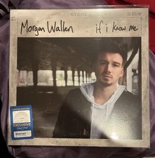 Morgan Wallen “If I Know Me” Walmart exclusive Clear Vinyl RARE picture