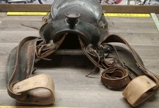Vintage Antique Western Horse Saddle Tooled Leather Working Ranch Cowboy picture