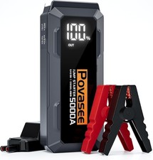 5000A Jump Starter Povasee A40 Car BatteryJump Starter, 12V Jump Box for Car Up picture