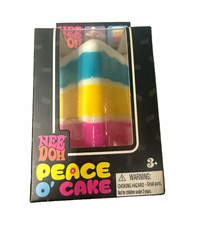 Schylling Nee Doh Peace O' Cake Soft Cloud Squish Multicolor Squeeze Toy picture