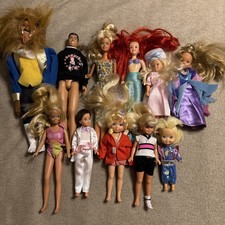 Vintage Barbie Doll And Misc Dolls Lot Of 11 picture