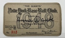 1948 Ticket Pass Richie Ashburn First HR Phillies / Roy Campanella Debut ⚾️ picture