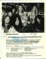 1991 Press Photo SBK Records stars McQueen Street at New York's Cat Club picture