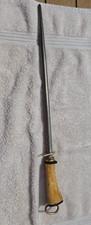 Vintage F. Dick Honing Steel (knife sharpener) w/ Natural Stag Horn Handle picture