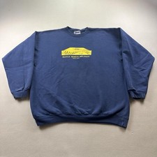 Vintage Google Sweatshirt Mens Large Blue Fleece Crewneck Search Technology y2k picture