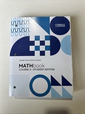 Mathbook Student Edition Course 2 Carnegie Learning picture