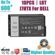 LOT*10  J7HTX BATTERY FOR DELL Latitude 7212 7220 Rugged Tablet Battery 2JT70 picture