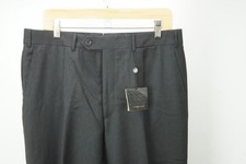 Corneliani Master Dark Gray Wool Mens Dress Pants Sz 50 EU BRAND NEW picture