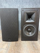 KLIPSCH SYNERGY SB-1 BOOKSHELF SPEAKERS BLACK PAIR 8-OHMS 75 WATTS TESTED WORKS picture