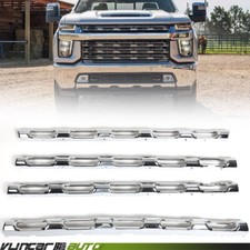 For Chevy Silverado 2500HD 3500HD 2020-2023 Chrome Grille Grill Insert Overlay picture