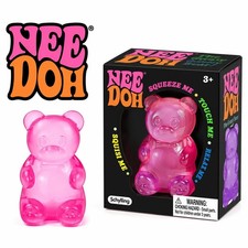 NEEDOH Soft Gummy Bear Fidget Squeeze Toy TPR Sensory Stress Relief Toy Kids Bir picture