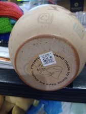 Hand Made Clay Vessel By Style Art Studios 1998 picture
