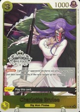 • Charlotte Brulee • ST07-007 Store Championship Promo Stamp One Piece TCG NM picture