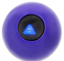 MAGIC ORB BALL EIGHT 8  BALL ANSWERS QUESTIONS PARTY GAME GIFT CARNIVAL TOY picture